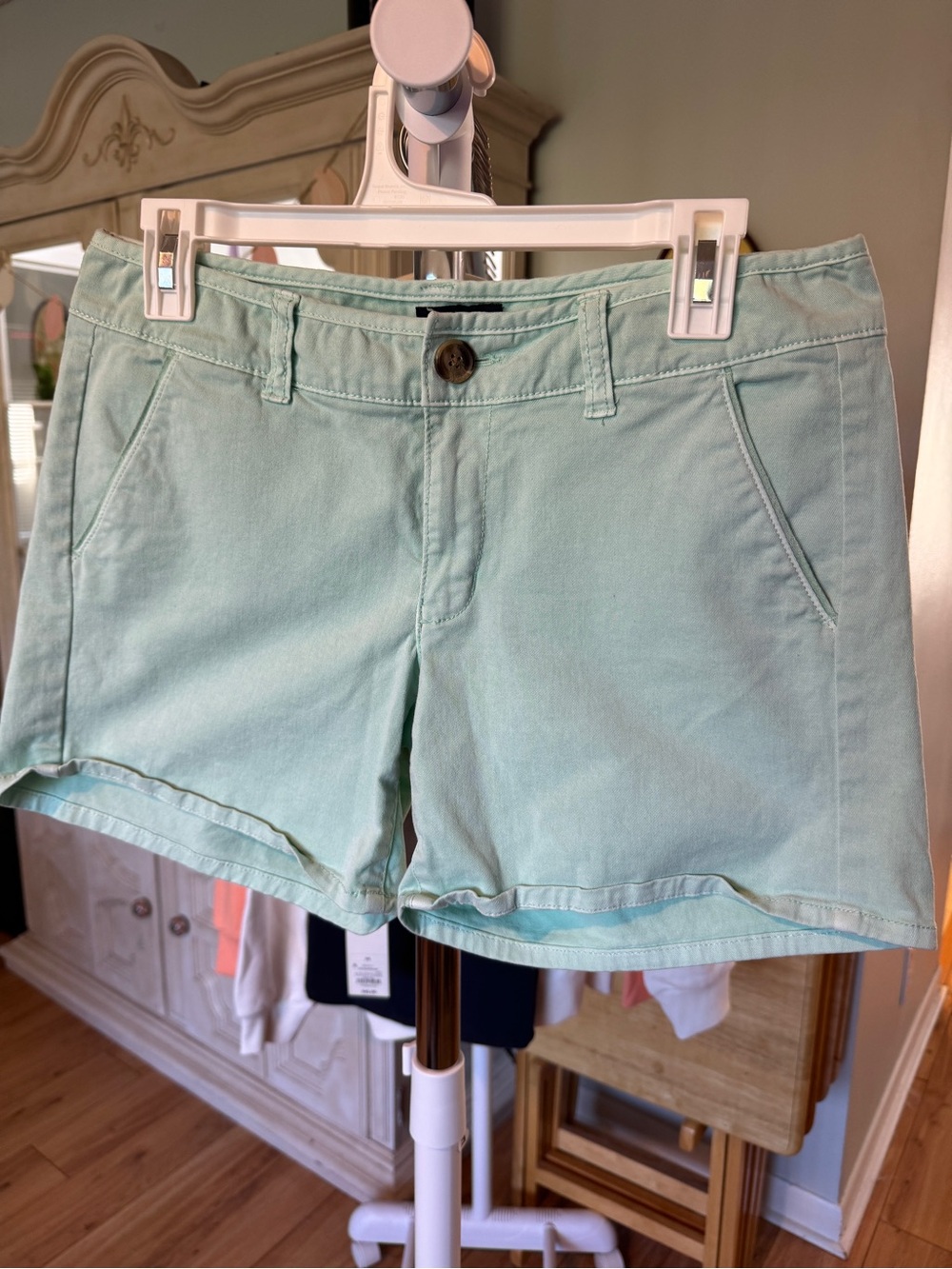 American Eagle Teal Shorts size 6